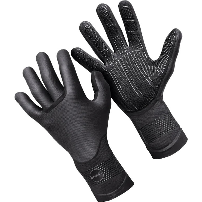 2026 O'Neill Psycho Tech 3mm Double Lined Neoprene Gloves Black 5104